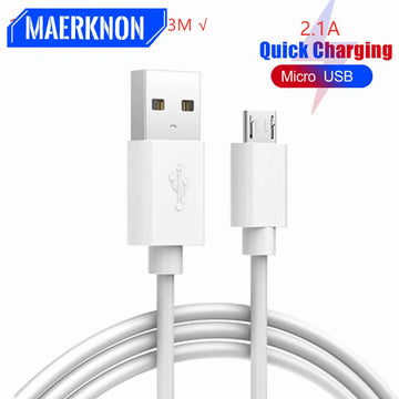 Micro USB Fast Charging Cable – 1m, 1.5m, 2m for Samsung S6, Xiaomi, and Tablets